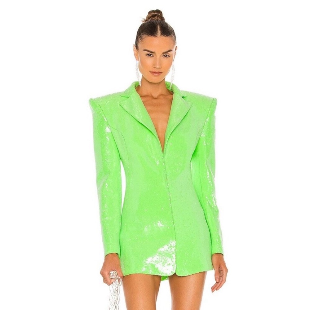 Bronx and Banco Zizi Blazer in Neon Green Size 4 NWT